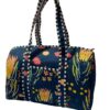 BLUE TROPICAL DUFFLE BAG