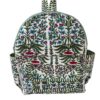 Hand Crafted Floral Quilted Backpack