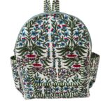 Hand Crafted Floral Quilted Backpack