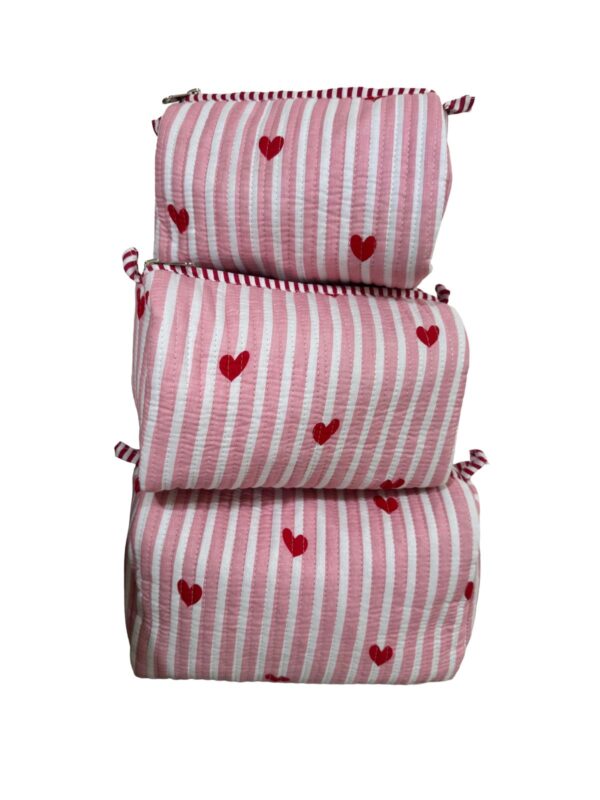 PINK LOVE MULTI UTILITY POUCHES SET
