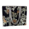 Black Jungle Print Quilted Tote