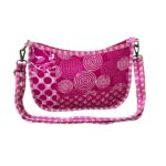 Pink Patch Look Print Sling Bag