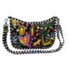 Black Neon Printed Sling Bag