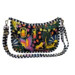 Black Neon Printed Sling Bag