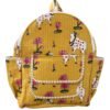 Mustard Pichwai Printed Quilted Backpack